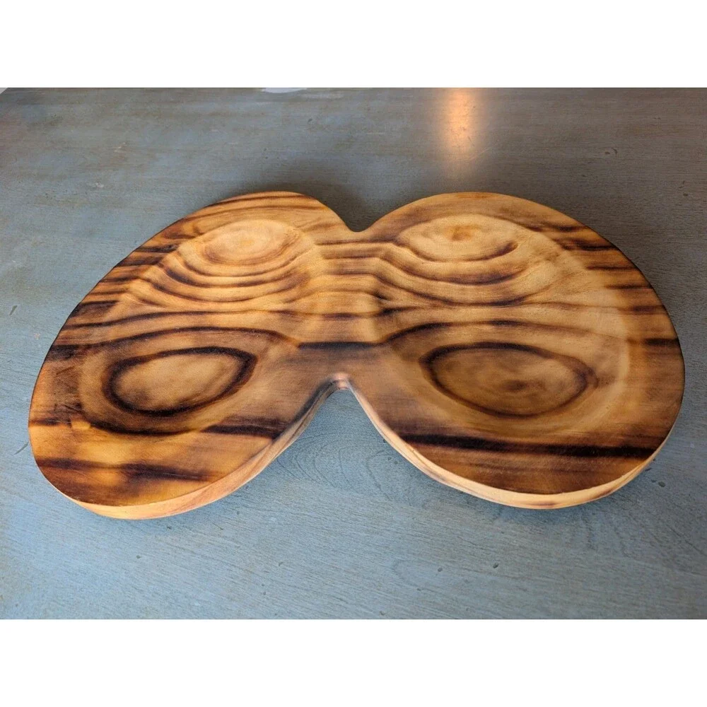 Crate & Barrel Italian Designer Paola Navone Charcuterie Board Acacia Wood